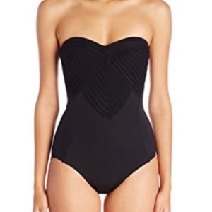 Robin Piccone "Yolanda" Black One Piece Swimsuit